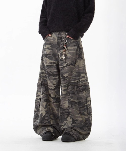 B.R.U（ブル）の「迷彩ドロップパンツ（その他パンツ・メンズ・カーキ・LARGE/MEDIUM）」の3枚目の写真