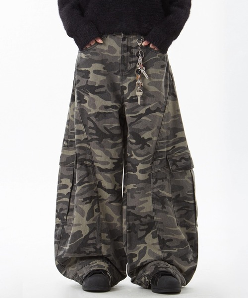 B.R.U(ブル)の「迷彩ドロップパンツ(その他パンツ・メンズ・カーキ・LARGE/MEDIUM)」の6枚目の写真