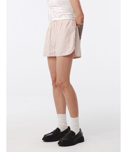 Kijun（キジュン）の「Stripe Shorts Red Stripe（その他パンツ・レディース・その他・SMALL/MEDIUM/LARGE）」の5枚目の写真