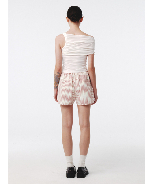 Kijun（キジュン）の「Stripe Shorts Red Stripe（その他パンツ・レディース・その他・SMALL/MEDIUM/LARGE）」の4枚目の写真