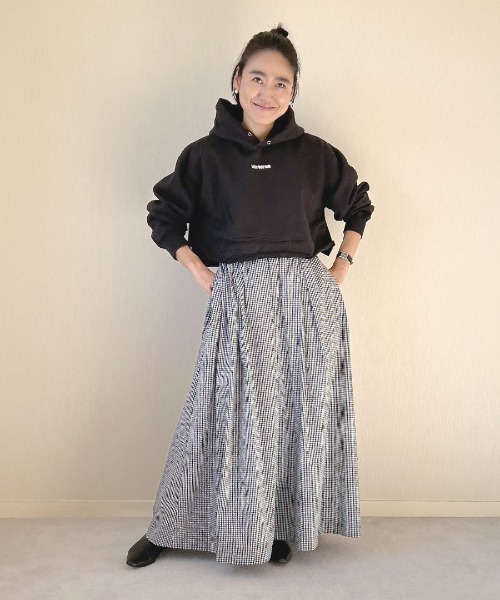 COUDRE(クードル)の「タックロングスカート(スカート・レディース・ブラック系・FREE)」の16枚目の写真