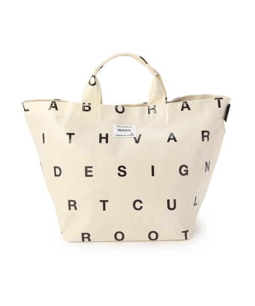 one'sterrace(ワンズテラス)の「ROOTOTE ルートート デリラミネート V(トートバッグ・レディース・ピンク系9/アイボリー系8/ブラック系8・99)」の1枚目の写真