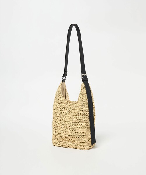 green label relaxing（グリーンレーベルリラクシング）の「ペーパーコード ショルダーバッグ（ショルダーバッグ・レディース・ベージュ/ダークブラウン/ナチュラル・FREE）」の20枚目の写真