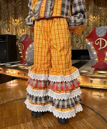 メンズのパンツ（イエロー/黄色系・チェック柄）ファッション通販