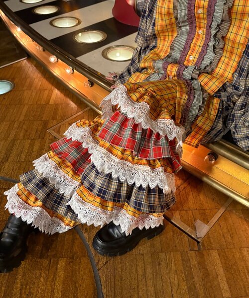 CIAOPANIC(チャオパニック)の「【I’m×CIAOPANIC】ごきげんフリフリパンツ(その他パンツ・レディース・イエロー・ONE SIZE)」の2枚目の写真