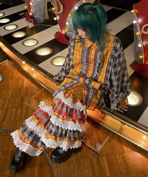 CIAOPANIC(チャオパニック)の「【I’m×CIAOPANIC】ごきげんフリフリパンツ(その他パンツ・レディース・イエロー・ONE SIZE)」の3枚目の写真