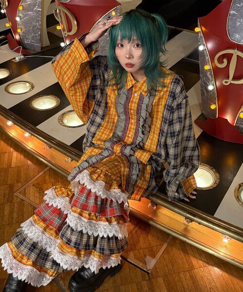 CIAOPANIC(チャオパニック)の「【I’m×CIAOPANIC】ごきげんフリフリパンツ(その他パンツ・レディース・イエロー・ONE SIZE)」の4枚目の写真