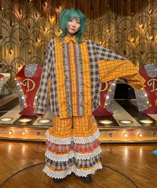 CIAOPANIC(チャオパニック)の「【I’m×CIAOPANIC】ごきげんフリフリパンツ(その他パンツ・レディース・イエロー・ONE SIZE)」の5枚目の写真