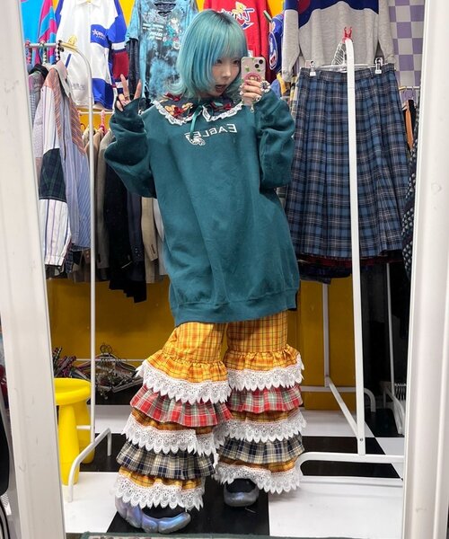 CIAOPANIC(チャオパニック)の「【I’m×CIAOPANIC】ごきげんフリフリパンツ(その他パンツ・レディース・イエロー・ONE SIZE)」の13枚目の写真