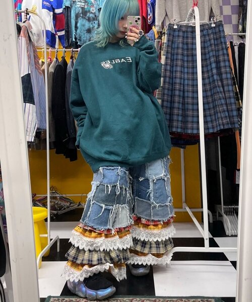 CIAOPANIC(チャオパニック)の「【I’m×CIAOPANIC】ごきげんフリフリパンツ(その他パンツ・レディース・イエロー・ONE SIZE)」の16枚目の写真