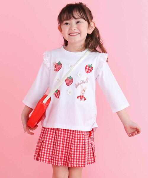 SLAP SLIP（スラップスリップ）の「【お揃い】チェックプリーツスカパン(90~130cm)（スカート・キッズ・レッド系その他/ブルー系その他・90cm/120cm/110cm/100cm/130cm）」の4枚目の写真