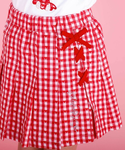 SLAP SLIP（スラップスリップ）の「【お揃い】チェックプリーツスカパン(90~130cm)（スカート・キッズ・レッド系その他/ブルー系その他・90cm/120cm/110cm/100cm/130cm）」の5枚目の写真