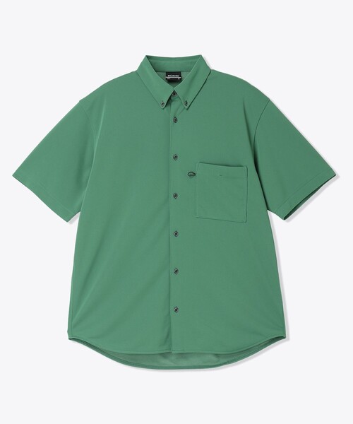 Columbia（コロンビア）の「限定展開 COLUMBIA BLACK LABEL/ ディープアベニューショートスリーブシャツ /コロンビア（シャツ/ブラウス・メンズ・ホワイト/グリーン/ブラック・L/S/XL/M）」の12枚目の写真