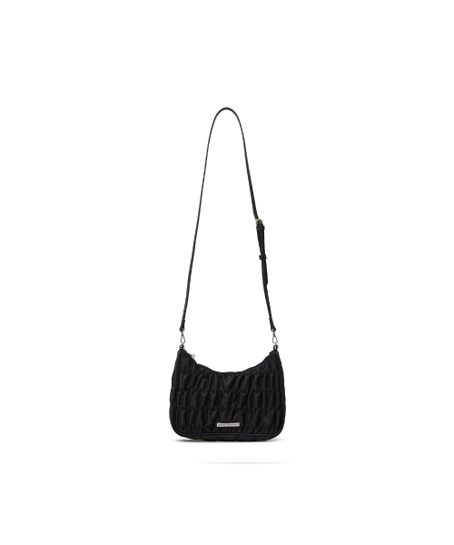 LAP（ラップ）の「SHIRRING NYLON HOBO BAG AS7AB222（トートバッグ・レディース・ブラック・FREE）」の3枚目の写真
