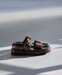 green label relaxing | ダブルベルト プラット サンダル(サンダル)