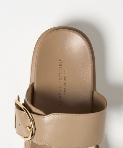 green label relaxing（グリーンレーベルリラクシング）の「ダブルベルト プラット サンダル（サンダル・レディース・ダークブラウン/ベージュ/ブラック・XL/L/M/S）」の12枚目の写真