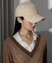 Candlestick（キャンドルスティック）の「シンプル 深め つば長 無地 キャップ 韓国ファッション（キャップ）」