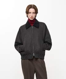 Juha | CHECK RAGLAN BOMBER JACKET(ブルゾン)