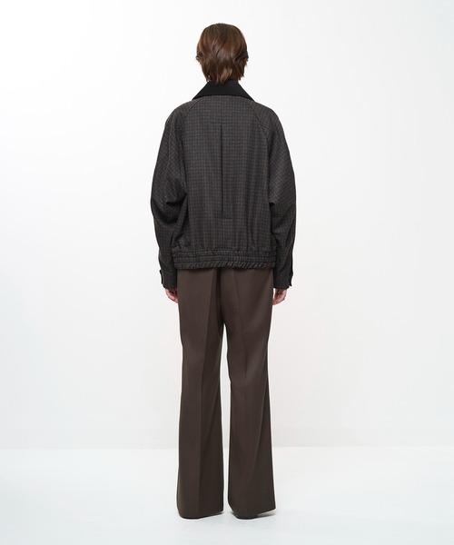 Juha（ユハ）の「CHECK RAGLAN BOMBER JACKET（ブルゾン・メンズ・ベージュ/ブラウン・4/3）」の9枚目の写真