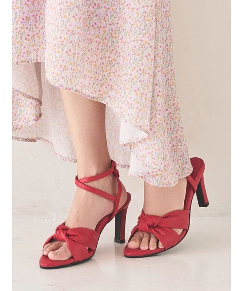 EATME(イートミー)の「リボンレディサンダル(サンダル・レディース・レッド/ブラック/アイボリー・LARGE/MEDIUM/SMALL)」の1枚目の写真