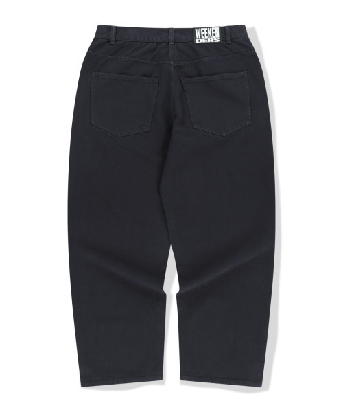 WKNDRS(ウィーキャンドース)の「SCORPION BAGGY DENIM PANTS (NAVY)(デニムパンツ・レディース・その他・SMALL/MEDIUM/LARGE/X-LARGE)」の2枚目の写真