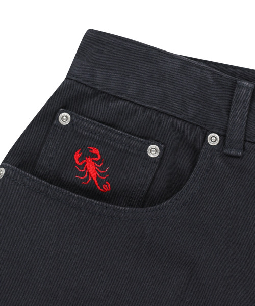 WKNDRS(ウィーキャンドース)の「SCORPION BAGGY DENIM PANTS (NAVY)(デニムパンツ・レディース・その他・SMALL/MEDIUM/LARGE/X-LARGE)」の4枚目の写真