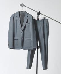 tk.TAKEO KIKUCHI（ティーケータケオキクチ）の「【上下2点セット】エステルサージセットアップ／ビジネス対応可（セットアップ）」