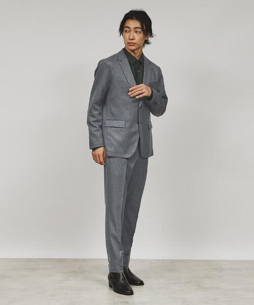 ［未使用］TAKEO KIKUCHI ジレ グレー LL ビジネス フォーマル 水シボレザー2つ折り財布（財布） | TAKEO KIKUCHI（タケオキクチ