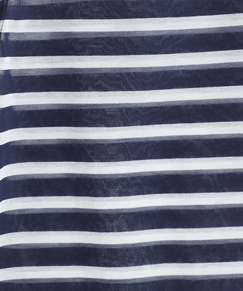 ORCIVAL（オーシバル）の「ORCIVAL / オーシバル：【レディース】BOAT NECK SLEEVELESS P.O.：OR-C0417[DEA]（タンクトップ・レディース・ネイビー系・1）」の4枚目の写真