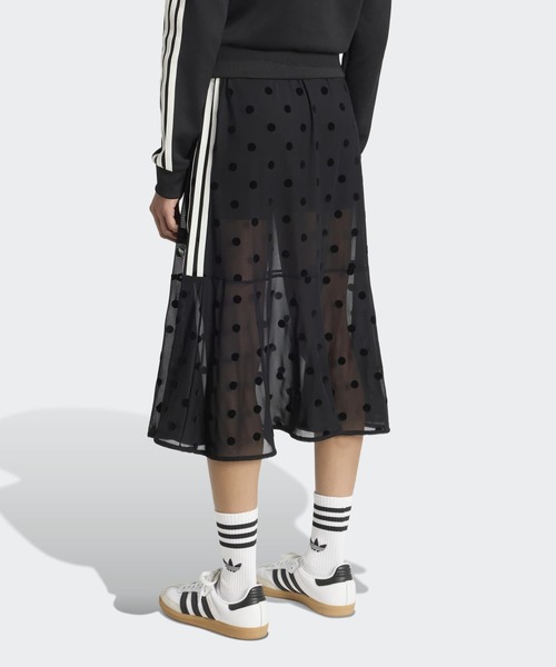 adidas(アディダス)の「シアー 水玉模様スカート / アディダスオリジナルス adidas Originals(スカート・レディース・ホワイト/ブラック・LARGE/SMALL/XX-LARGE/X-LARGE/MEDIUM)」の3枚目の写真