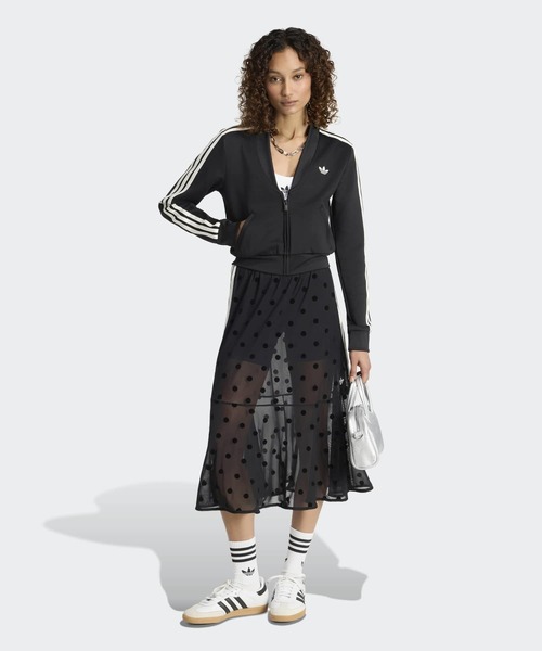 adidas(アディダス)の「シアー 水玉模様スカート / アディダスオリジナルス adidas Originals(スカート・レディース・ホワイト/ブラック・LARGE/SMALL/XX-LARGE/X-LARGE/MEDIUM)」の6枚目の写真