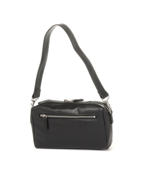 LEPSIM（レプシィム）の「パッチワークバッグ　646417（ショルダーバッグ・レディース・ブラック/ベージュ・ONE SIZE）」の5枚目の写真