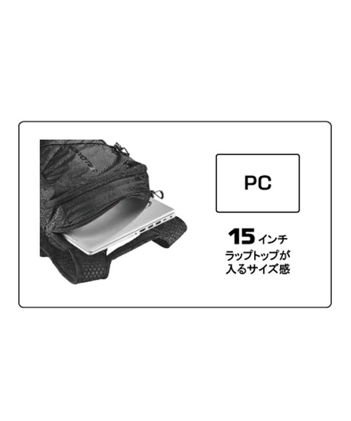 SALOMON（サロモン）の「SALOMON/サロモン バックパック XT 15 OG エックスティー15L 防水 LC2858200（バックパック/リュック・メンズ・ブラック・FREE）」の11枚目の写真
