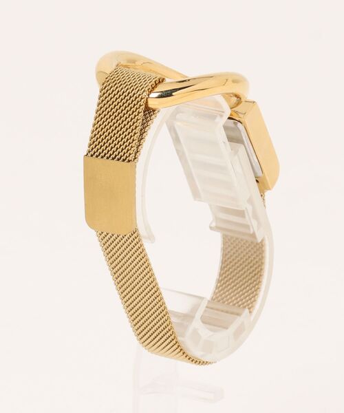 styiro(スタイロ)の「styiro リングトップスクエアウォッチ / レディース腕時計 メッシュベルト 小さめ 上品 ゴールド シルバー(アナログ腕時計・レディース・ゴールド/シルバー・FREE)」の21枚目の写真