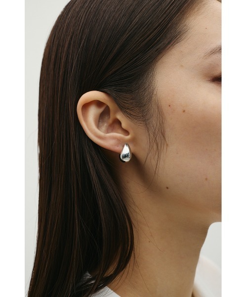 STYLEMIXER(スタイルミキサー)の「ドロップモチーフピアス(ピアス(両耳用)・レディース・シルバー/ゴールド・FREE)」の2枚目の写真