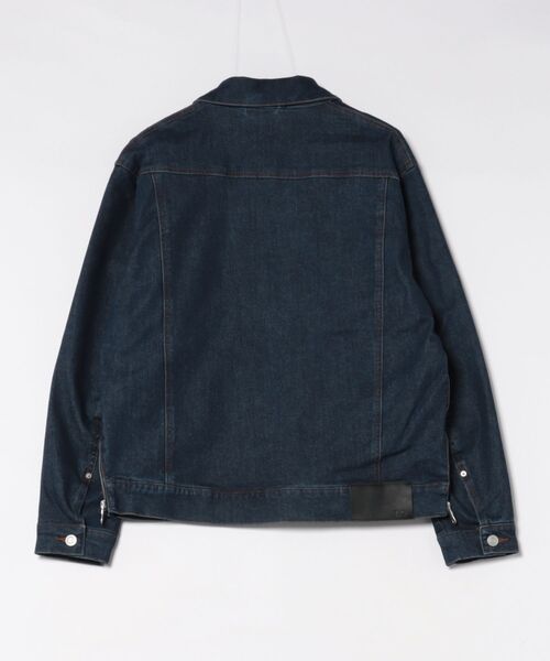TAKA-Q(タカキュー)の「【ストレッチ ウォッシャブル】タカキュー デニム ブルゾン(セットアップ可能)(デニムジャケット・メンズ・ネイビー・X-LARGE/MEDIUM/LARGE)」の2枚目の写真