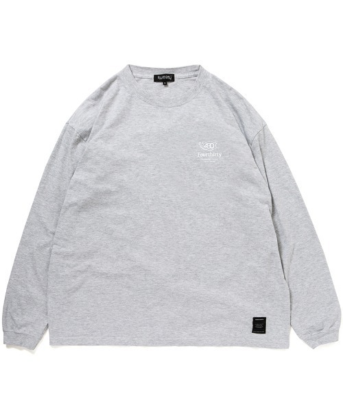430（フォーサーティ）の「mlt5651- ROSEN F L-S TEE カットソー(26-126)（Tシャツ/カットソー・メンズ・ブラック系その他/アッシュ/サックスブルー/ブラック/ネイビー/グリーン/ホワイト・3/2/1/0）」の4枚目の写真
