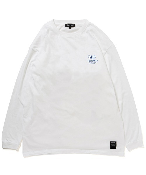 430（フォーサーティ）の「mlt5651- ROSEN F L-S TEE カットソー(26-126)（Tシャツ/カットソー・メンズ・ブラック系その他/アッシュ/サックスブルー/ブラック/ネイビー/グリーン/ホワイト・3/2/1/0）」の11枚目の写真