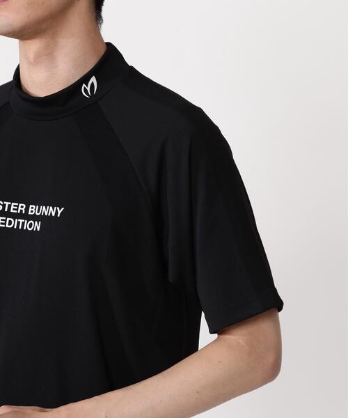 MASTER BUNNY EDITION(マスターバニーエディション)の「コンピュータージャガード半袖ハイネックカットソー(Tシャツ/カットソー・メンズ・ブラック/ホワイト/グレー・MEDIUM/LARGE)」の19枚目の写真