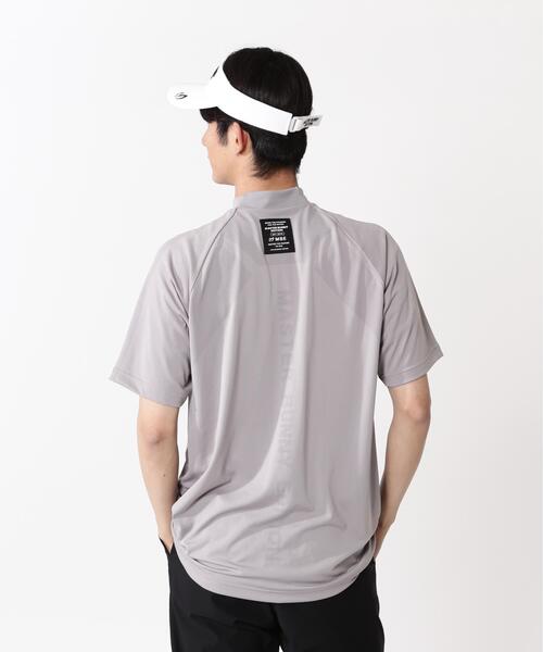MASTER BUNNY EDITION(マスターバニーエディション)の「コンピュータージャガード半袖ハイネックカットソー(Tシャツ/カットソー・メンズ・ブラック/ホワイト/グレー・MEDIUM/LARGE)」の9枚目の写真