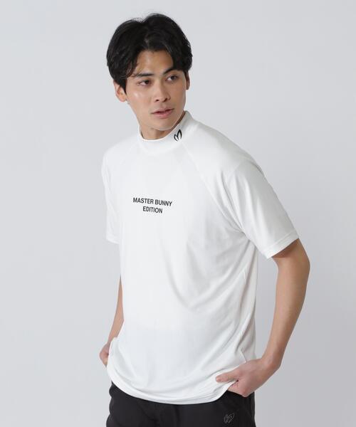 MASTER BUNNY EDITION(マスターバニーエディション)の「コンピュータージャガード半袖ハイネックカットソー(Tシャツ/カットソー・メンズ・ブラック/ホワイト/グレー・MEDIUM/LARGE)」の6枚目の写真