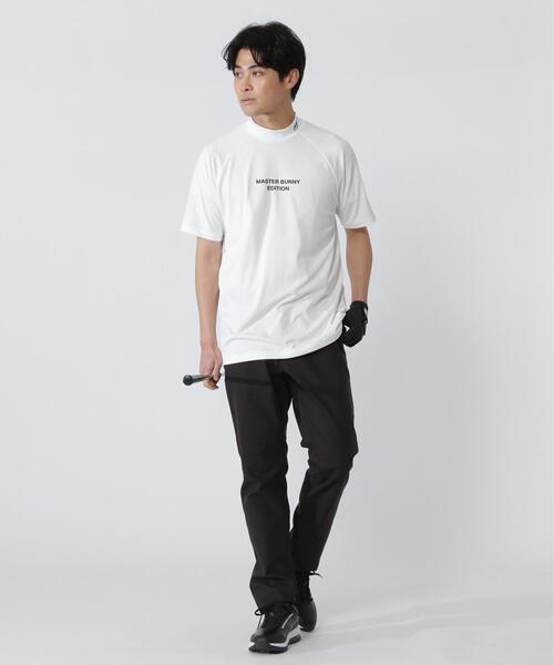 MASTER BUNNY EDITION(マスターバニーエディション)の「コンピュータージャガード半袖ハイネックカットソー(Tシャツ/カットソー・メンズ・ブラック/ホワイト/グレー・MEDIUM/LARGE)」の4枚目の写真