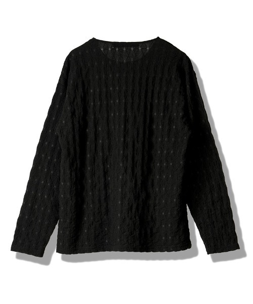 NO ID.(ノーアイディ)の「mlt5655- シュリンクBIG-PO カットソー(458006-464T)(Tシャツ/カットソー・メンズ・ホワイト/ブラック・ONE SIZE)」の19枚目の写真