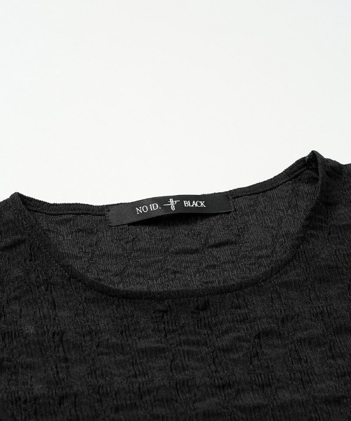 NO ID.(ノーアイディ)の「mlt5655- シュリンクBIG-PO カットソー(458006-464T)(Tシャツ/カットソー・メンズ・ホワイト/ブラック・ONE SIZE)」の20枚目の写真