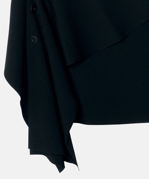 LE CIEL BLEU（ルシェルブルー）の「デタッチャブルケープニットトップ / Detachable Cape Knit Top（ニット/セーター・レディース・ブラウン/オフホワイト/ブラック・36）」の16枚目の写真