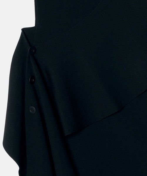LE CIEL BLEU（ルシェルブルー）の「デタッチャブルケープニットトップ / Detachable Cape Knit Top（ニット/セーター・レディース・ブラウン/オフホワイト/ブラック・36）」の15枚目の写真