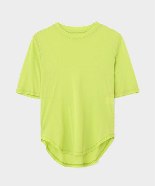 LE PHIL（ルフィル）の「◆シアーベーシックT（Tシャツ/カットソー・レディース・ブラック/ホワイト/ミント/イエロー・F）」の21枚目の写真