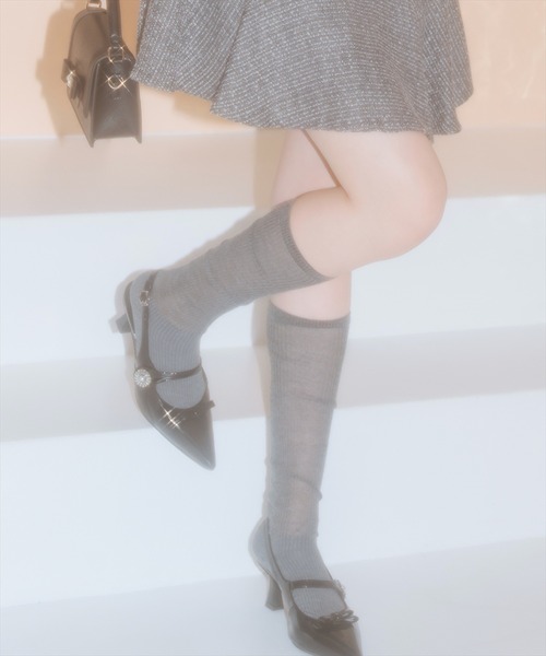 WILLSELECTION（ウィルセレクション）の「スリングバックリボンパンプス（パンプス・レディース・ブラック/ベージュ・M/L）」の2枚目の写真