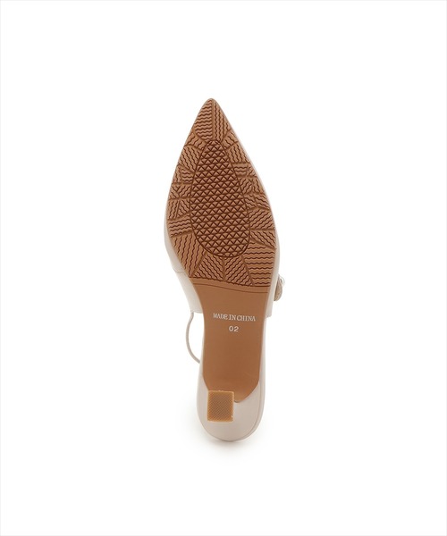 WILLSELECTION（ウィルセレクション）の「スリングバックリボンパンプス（パンプス・レディース・ブラック/ベージュ・M/L）」の7枚目の写真