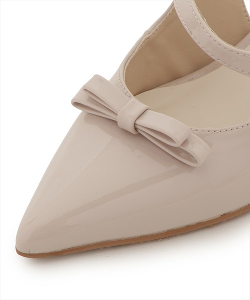 WILLSELECTION（ウィルセレクション）の「スリングバックリボンパンプス（パンプス・レディース・ブラック/ベージュ・M/L）」の8枚目の写真